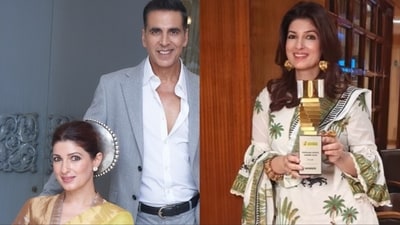 Akshay Kumar shared a post for Twinkle Khanna.