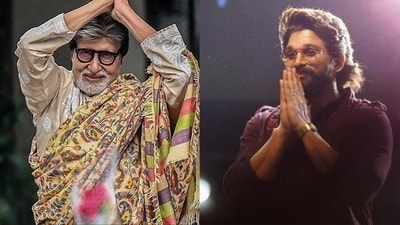 Amitabh Bachchan and Allu Arjun praised each other. Amitabh Bachchan and Allu Arjun praised each other.