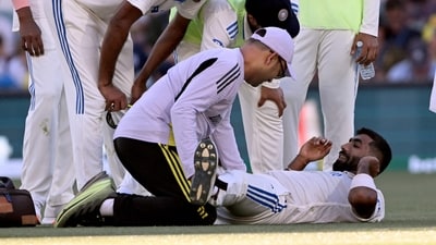 Jasprit Bumrah had an injury scare during the second Test (AFP)