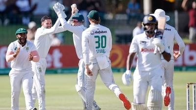 South Africa beat Sri Lanka by 233 runs in Durban to win the first match of the two-Test series. (AFP)