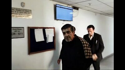 Congress leader Jagdish Tytler arrives at Rouse Avenue Court in the 1984 anti-Sikh riots case, in New Delhi on Monday. (ANI Grab) Congress leader Jagdish Tytler arrives at Rouse Avenue Court in the 1984 anti-Sikh riots case, in New Delhi on Monday. (ANI Grab)