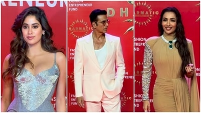 Janhvi Kapoor, Malaika Arora and Akshay Kumar at the Fashion Entrepreneur Fund event (FEF). Janhvi Kapoor, Malaika Arora and Akshay Kumar at the Fashion Entrepreneur Fund event (FEF).