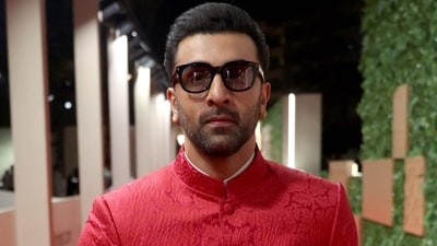 Ranbir Kapoor attended the 4th edition of the Red Sea International Film Festival in Jeddah on December 8. (AFP) Ranbir Kapoor attended the 4th edition of the Red Sea International Film Festival in Jeddah on December 8. (AFP)