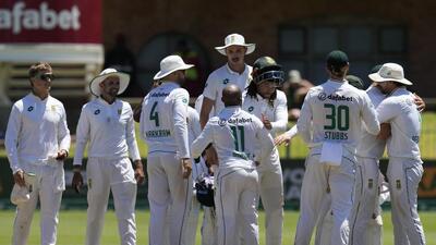 South Africa beat Sri Lanka in the second Test on Monday. (AP) South Africa beat Sri Lanka in the second Test on Monday. (AP)