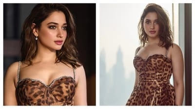 Tamannaah Bhatia embraced a bold chic style for her Mocha Mousse look. (Instagram) Tamannaah Bhatia embraced a bold chic style for her Mocha Mousse look. (Instagram)