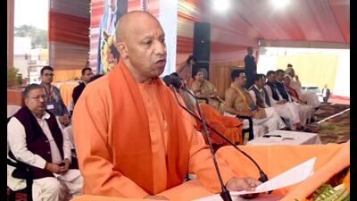 U.P. chief minister Yogi Adityanath addressing an event in Gorakhpur on December 9. (HT photo) U.P. chief minister Yogi Adityanath addressing an event in Gorakhpur on December 9. (HT photo)