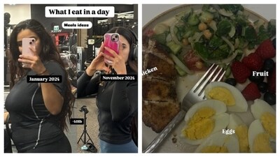 The fitness influencer lost almost 18kg in 2024 and here's what she ate. (Instagram) The fitness influencer lost almost 18kg in 2024 and here's what she ate. (Instagram)