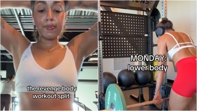 Fitness Influencer Chelsey listed out daily exercises for target muscle areas. (Instagram) Fitness Influencer Chelsey listed out daily exercises for target muscle areas. (Instagram)