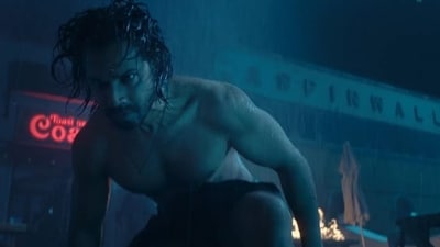 Varun Dhawan in a still from Baby John. Varun Dhawan in a still from Baby John.