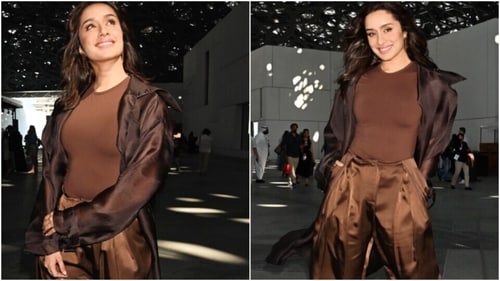 Shraddha Kapoor's ensemble reflected Pantone colour of the year 2025 Mocha Mousse. (Instagram/@namrata.deepak) Shraddha Kapoor's ensemble reflected Pantone colour of the year 2025 Mocha Mousse. (Instagram/@namrata.deepak)