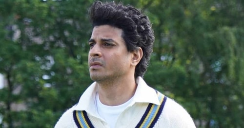 Tahir Raj Bhasin as Sunil Gavaskar in 83. Tahir Raj Bhasin as Sunil Gavaskar in 83.