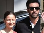 Alia Bhatt, Ranbir Kapoor, Kareena Kapoor and Saif Ali Khan were spotted at a Mumbai airport. Alia Bhatt, Ranbir Kapoor, Kareena Kapoor and Saif Ali Khan were spotted at a Mumbai airport.