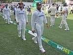 India's captain Rohit Sharma, right, and teammate Virat Kohli leave the field with others after their loss in the second cricket test match against Australia at the Adelaide Oval in Adelaide, Australia, Sunday, Dec. 8 India's captain Rohit Sharma, right, and teammate Virat Kohli leave the field with others after their loss in the second cricket test match against Australia at the Adelaide Oval in Adelaide, Australia, Sunday, Dec. 8
