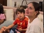 Kareena Kapoor, Saif Ali Khan, and Taimur Ali Khan were part of Sharmila Tagore's birthday bash. Kareena Kapoor, Saif Ali Khan, and Taimur Ali Khan were part of Sharmila Tagore's birthday bash.