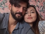 Sonakshi Sinha shared a series of pictures with Zaheer Iqbal.