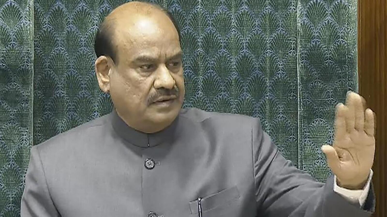 Opposition should use Zero Hour to raise issues & let Parliament function: Om Birla | Latest News India