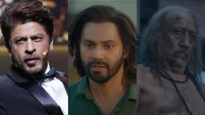 Shah Rukh Khan praised Varun Dhawan and Jackie Shroff's Baby John trailer. Shah Rukh Khan praised Varun Dhawan and Jackie Shroff's Baby John trailer.