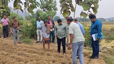 Collector, Nayagarh visiting various developmental works including farm ponds, amrit sarovar under MGNREGS (X/AdmnNayagarh) Collector, Nayagarh visiting various developmental works including farm ponds, amrit sarovar under MGNREGS (X/AdmnNayagarh)