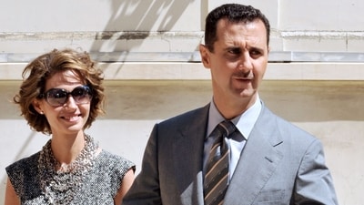 Born in London in 1975 and brought up and schooled in the United Kingdom, Asma Assad is presently thought to be in Moscow with her husband, who fled there following the abrupt fall of the Assad administration. (AFP)