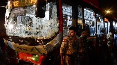 The transport authority has suspended all bus services to Kurla railway station. (PTI) The transport authority has suspended all bus services to Kurla railway station. (PTI)