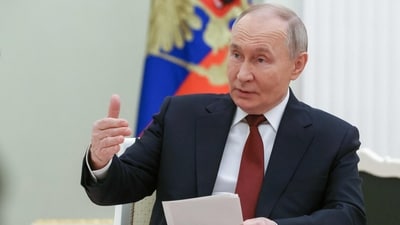 Kremlin said that President Putin welcomes peace initiatives, especially those coming from Global South nations and BRICS partners. (AFP) Kremlin said that President Putin welcomes peace initiatives, especially those coming from Global South nations and BRICS partners. (AFP)