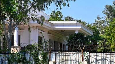 The bungalow at 6, Flag Staff Road, on Civil Lines. (Vipin Kumar/HT Photo) The bungalow at 6, Flag Staff Road, on Civil Lines. (Vipin Kumar/HT Photo)