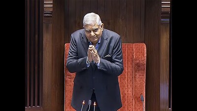 The motion may only be taken up by the Rajya Sabha in the next session because, according to Article 67 (b), a motion for the removal of the Vice President from his office requires a 14-day notice (Sansad TV) The motion may only be taken up by the Rajya Sabha in the next session because, according to Article 67 (b), a motion for the removal of the Vice President from his office requires a 14-day notice (Sansad TV)