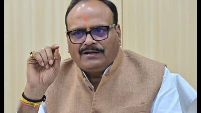 U.P. deputy chief minister Brajesh Pathak during a meeting in Lucknow on December 10. (Sourced) U.P. deputy chief minister Brajesh Pathak during a meeting in Lucknow on December 10. (Sourced)