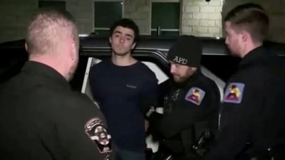 Luigi Mangione, 26, a suspect in the New York City killing of UnitedHealth executive Brian Thompson, arrives for his arraignment at Blair County Court House in Holidaysburg, Pennsylvania, U.S. December 9, 2024 in a still image from video. (Reuters)