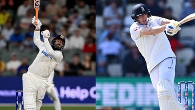 England's Harry Brook expressed admiration towards how Rishabh Pant goes about his batting (AP Photos) England's Harry Brook expressed admiration towards how Rishabh Pant goes about his batting (AP Photos)