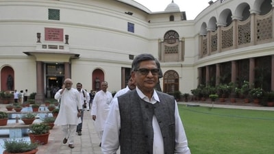 SM Krishna had in 2017 ended his decades-long relationship with the Congress and joined the BJP. (HT Photo) SM Krishna had in 2017 ended his decades-long relationship with the Congress and joined the BJP. (HT Photo)