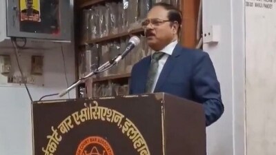 Justice Yadav spoke on Uniform Civil Code (UCC) and other issues during a provincial convention of the VHP's Legal Cell and High Court Unit on Sunday (X/@barandbench) Justice Yadav spoke on Uniform Civil Code (UCC) and other issues during a provincial convention of the VHP's Legal Cell and High Court Unit on Sunday (X/@barandbench)