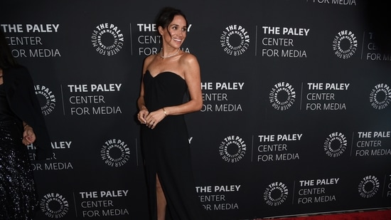 Meghan Markle arrives at the Paley Honors Fall Gala on Wednesday, Dec. 4, 2024, at the Beverly Wilshire Hotel in Beverly Hills, Calif. (Photo by Richard Shotwell/Invision/AP) (Richard Shotwell/Invision/AP)