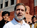 Leader of Opposition in Lok Sabha and Congress MP Rahul Gandhi at Parliament premises during the Winter Session, in New Delhi on Tuesday. 