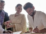 Sonakshi Sinha and Zaheer Iqbal got married in June.
Sonakshi Sinha and Zaheer Iqbal got married in June.
