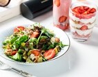 A strawberry and walnut salads 