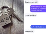 The X user shared a screengrab from a conversation she had with a woman on Facebook group "Flat and flatmates (Gurgaon)".