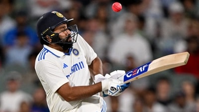 Rohit Sharma looked extremely out of sorts in Adelaide (AFP) Rohit Sharma looked extremely out of sorts in Adelaide (AFP)
