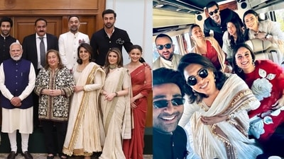 The Kapoors with PM Narendra Modi The Kapoors with PM Narendra Modi