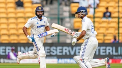 India's Rohit Sharma and Yashasvi Jaiswal (PTI) India's Rohit Sharma and Yashasvi Jaiswal (PTI)