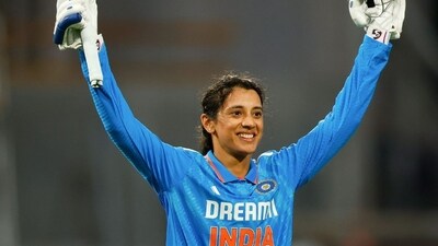 Smriti Mandhana became the first women's player to slam four ODI centuries in a year. (X/@BCCIWomen)