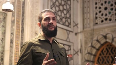 The leader of Syria's Islamist Hayat Tahrir al-Sham (HTS) group has promised that rights will be provided to all religious groups in the country in his new regime (AFP)