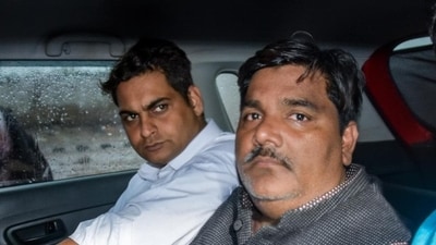 Ex-AAP councillor Tahir Hussain (right) has joined the AIMIM (PTI file) Ex-AAP councillor Tahir Hussain (right) has joined the AIMIM (PTI file)