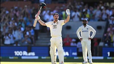 Travis Head’s 140 off 141 in the second Test at Adelaide was the fastest century in a pink ball Test (REUTERS) Travis Head’s 140 off 141 in the second Test at Adelaide was the fastest century in a pink ball Test (REUTERS)
