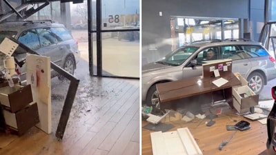Michael Murray, 35, bought a Subaru Outback from Tim Dahle Mazda Southtowne but discovered issues with it soon after. (X/@CollinRugg) Michael Murray, 35, bought a Subaru Outback from Tim Dahle Mazda Southtowne but discovered issues with it soon after. (X/@CollinRugg)