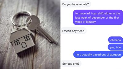 The X user shared a screengrab from a conversation she had with a woman on Facebook group "Flat and flatmates (Gurgaon)". (Representational) The X user shared a screengrab from a conversation she had with a woman on Facebook group "Flat and flatmates (Gurgaon)". (Representational)