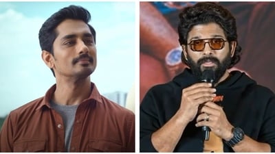 Siddharth has spoken on his comment on Allu Arjun's Pushpa 2.