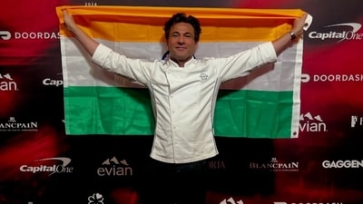 Chef Vikas Khanna wins Michelin 2024 Bib Gourmand Award (instagram) Chef Vikas Khanna wins Michelin 2024 Bib Gourmand Award (instagram)
