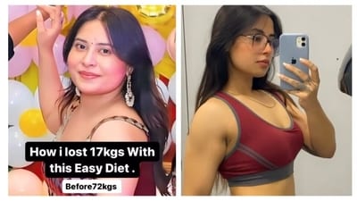 Anjali Sachan keeps sharing her before-and-after weight loss photos on Instagram. (Instagram/Anjali Sachan) Anjali Sachan keeps sharing her before-and-after weight loss photos on Instagram. (Instagram/Anjali Sachan)