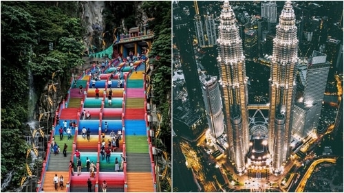 Malaysia ranks tenth on the Global Peace Index. Home to the majestic Batu Caves and the Petronas Twin Towers, the country is known for its beaches, rainforests, and a mix of Malay, Chinese, Indian and European cultural influences.&nbsp; (Unsplash)